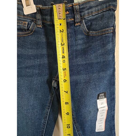 Okie Dokie Straight Jeans Size 2T Toddler Girl - Picture 9 of 11